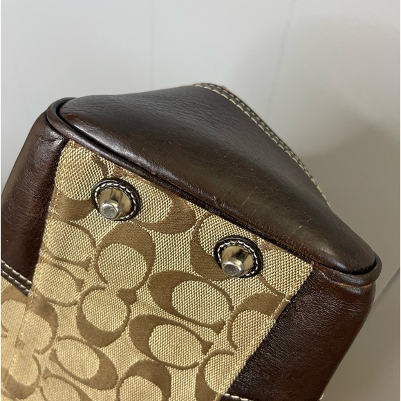 Coach Signature Hampton Carry All Tote/Shoulder Bag - Picture 5 of 7